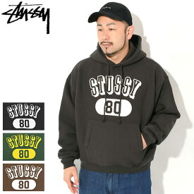 ステューシー STUSSY パーカー プルオーバー メンズ Stussy 80 Relaxed ( stussy Pullover Hoodie 保温 暖かい あったか 裏起毛 フード フーディ スウェット Pull Over Hoody Parker トップス メンズ 男性用 118561 USAモデル 正規 品 ストゥーシー スチューシー )