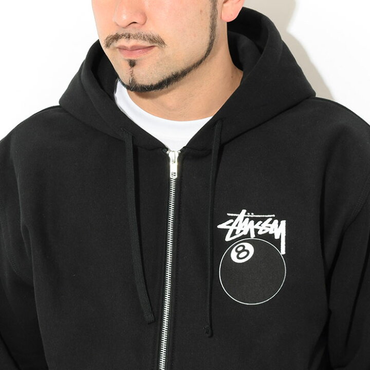 楽天市場】ステューシー STUSSY パーカー ジップアップ メンズ 8 Ball 