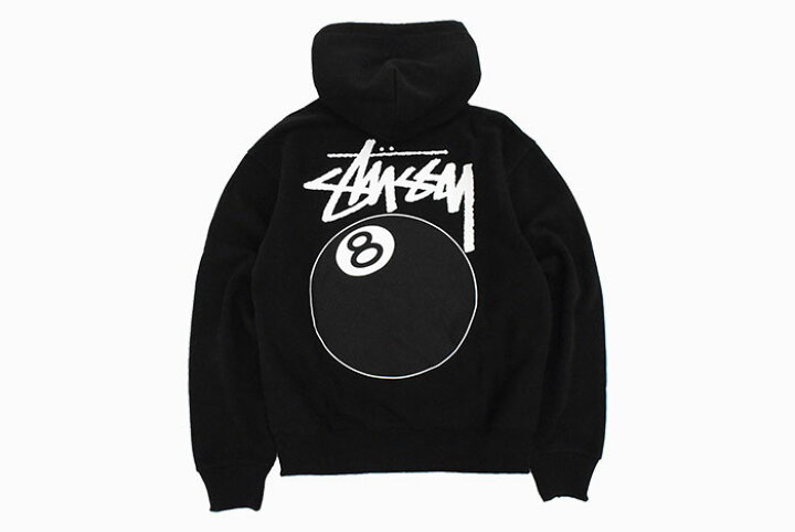 楽天市場】ステューシー STUSSY パーカー ジップアップ メンズ 8 Ball 