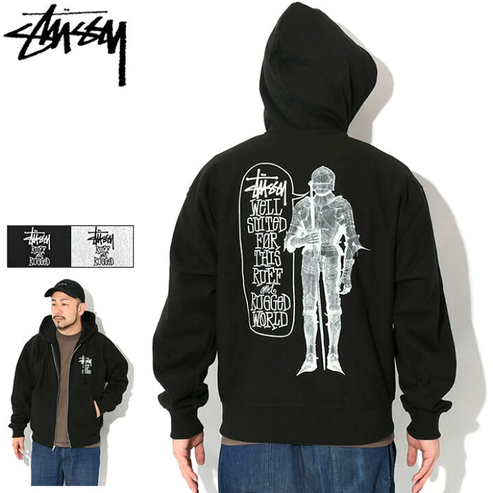 楽天市場】ステューシー STUSSY パーカー ジップアップ メンズ Well 