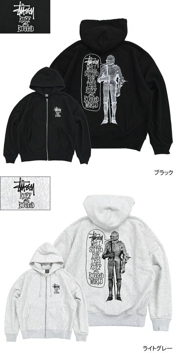 楽天市場】ステューシー STUSSY パーカー ジップアップ メンズ Well 