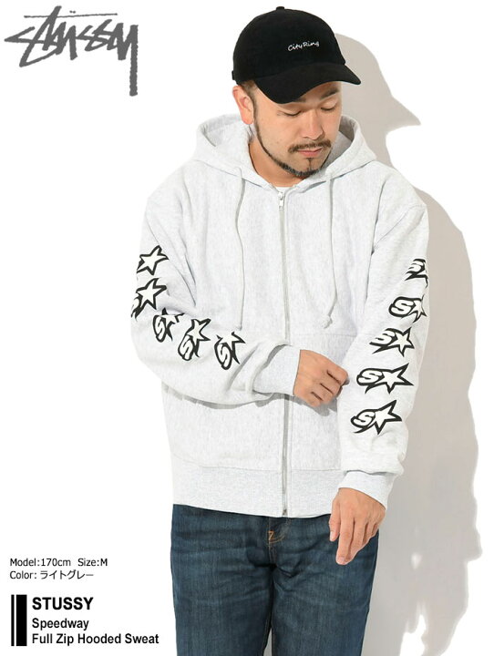 楽天市場】ステューシー STUSSY パーカー ジップアップ メンズ 
