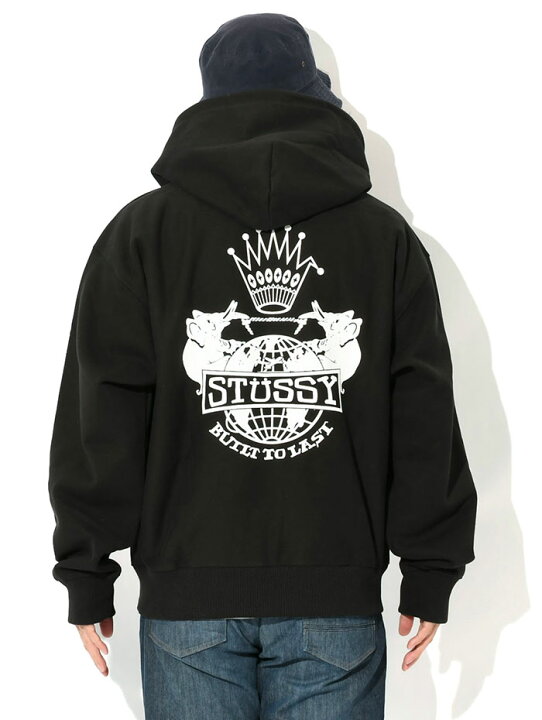 楽天市場】ステューシー STUSSY パーカー ジップアップ メンズ Built 