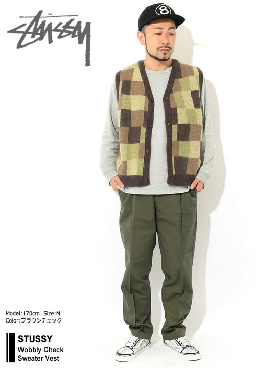 楽天市場】ステューシー STUSSY ベスト メンズ & レディース Wobbly 