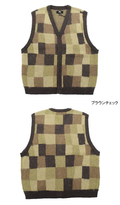 楽天市場】ステューシー STUSSY ベスト メンズ & レディース Wobbly 