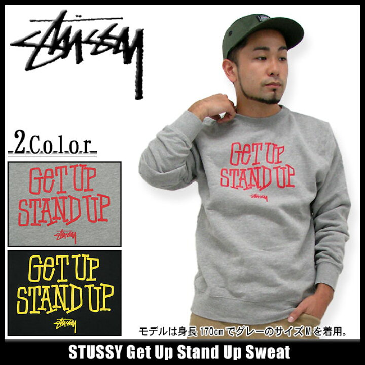 楽天市場】ステューシー STUSSY Get Up Stand Up スウェット(stussy 