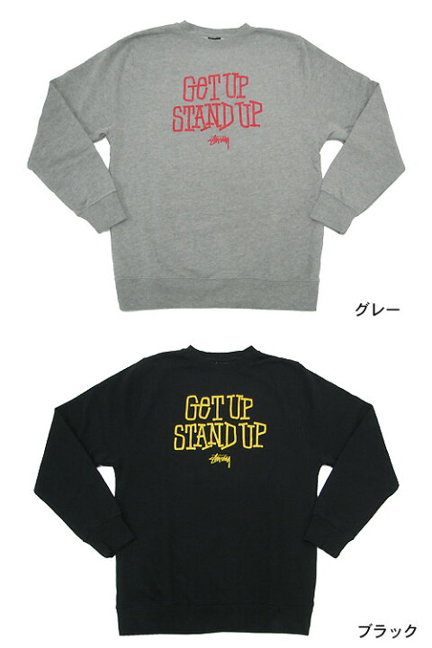 楽天市場】ステューシー STUSSY Get Up Stand Up スウェット(stussy 