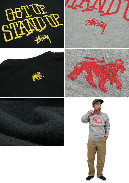楽天市場】ステューシー STUSSY Get Up Stand Up スウェット(stussy