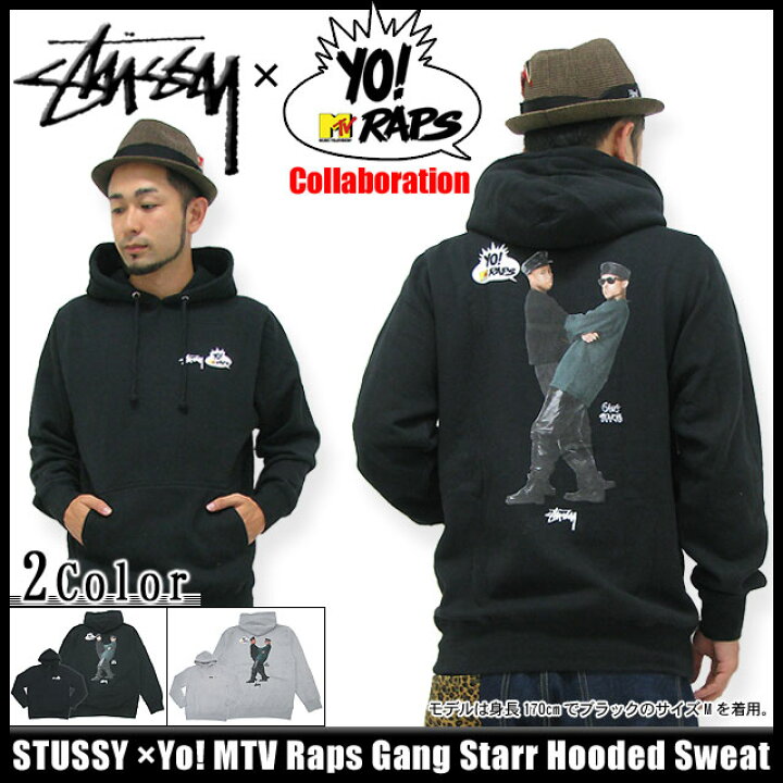楽天市場】ステューシー STUSSY×Yo! MTV Raps Gang Starr パーカー 