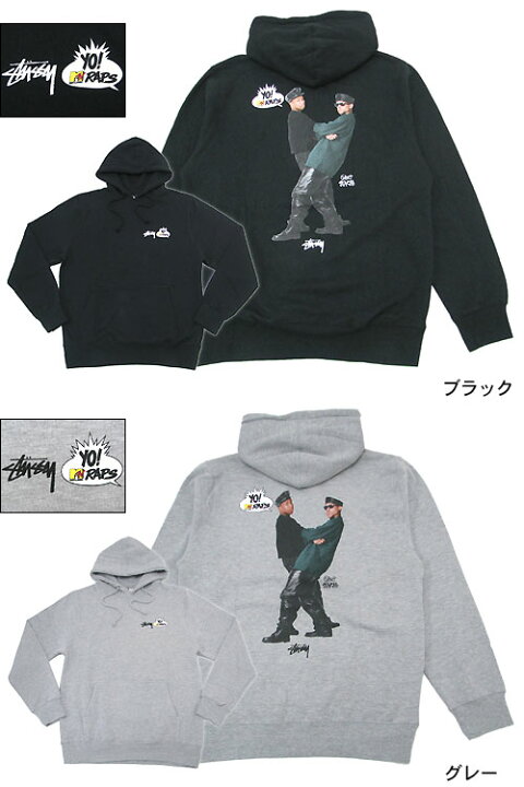 楽天市場】ステューシー STUSSY×Yo! MTV Raps Gang Starr パーカー 
