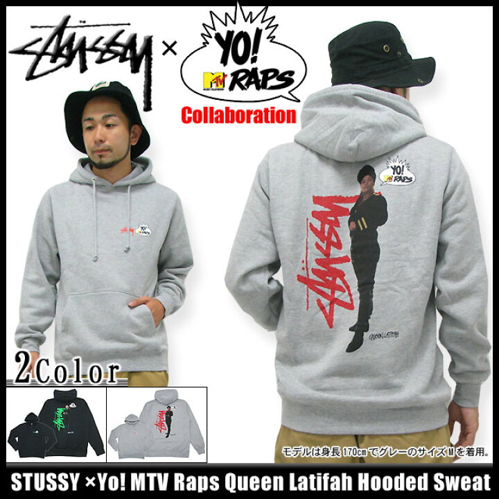 楽天市場】ステューシー STUSSY×Yo! MTV Raps Queen Latifah パーカー 