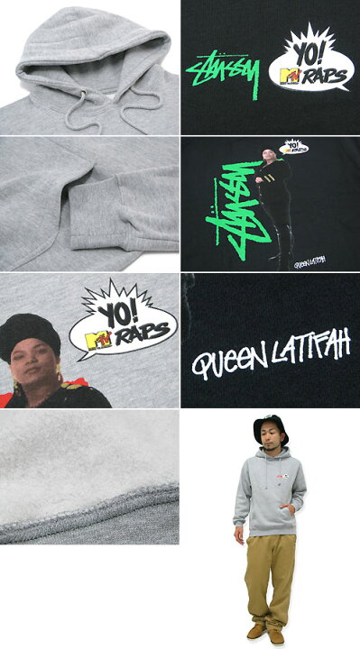 楽天市場】ステューシー STUSSY×Yo! MTV Raps Queen Latifah パーカー 