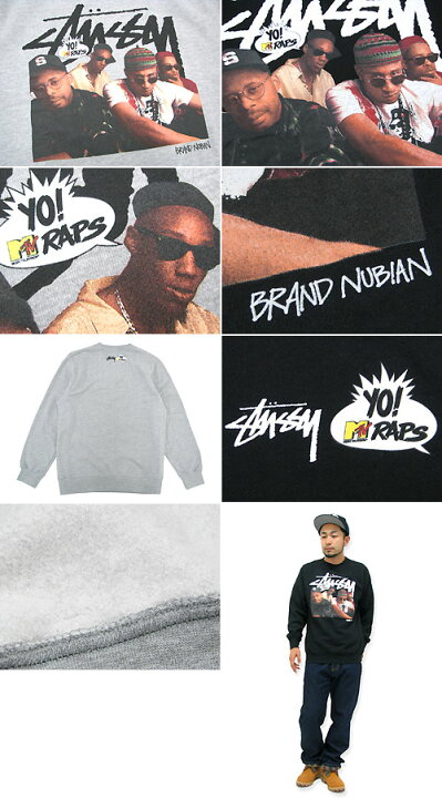 楽天市場】ステューシー STUSSY×Yo! MTV Raps Brand Nubian スウェット 
