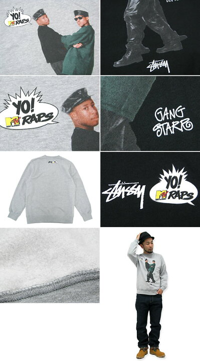 楽天市場】ステューシー STUSSY×Yo! MTV Raps Gang Starr スウェット 