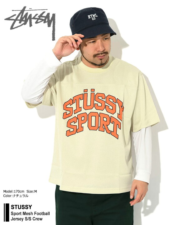楽天市場】ステューシー STUSSY カットソー 半袖 メンズ Sport Mesh 