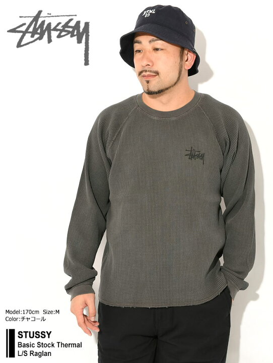 楽天市場】ステューシー STUSSY ラグラン 長袖 メンズ Basic Stock 
