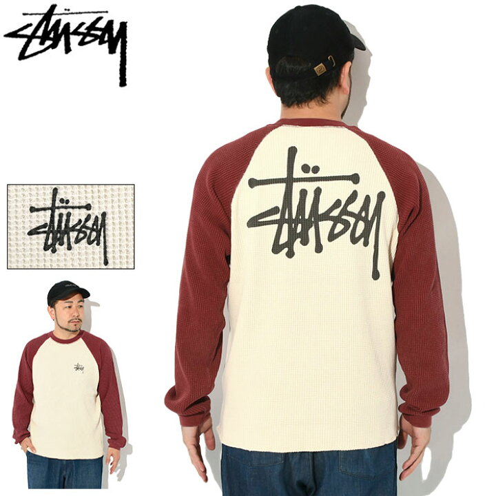 楽天市場】ステューシー STUSSY ラグラン 長袖 メンズ 2 Tone Thermal 