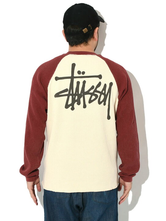 楽天市場】ステューシー STUSSY ラグラン 長袖 メンズ 2 Tone Thermal 