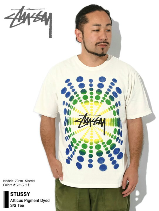 楽天市場】ステューシー STUSSY Tシャツ 半袖 メンズ Atticus Pigment 
