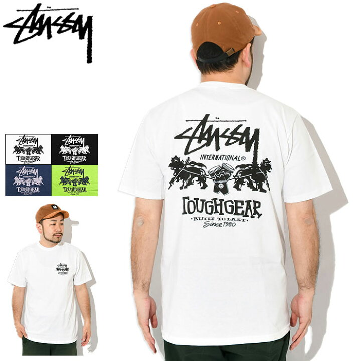 楽天市場】ステューシー STUSSY Tシャツ 半袖 メンズ Tough Gear INT 