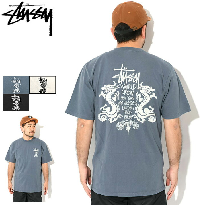 楽天市場】ステューシー STUSSY Tシャツ 半袖 メンズ Double Dragon 