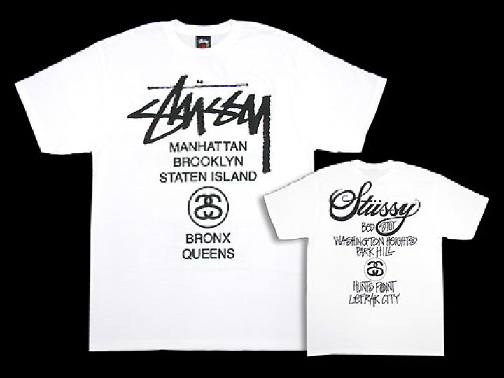 楽天市場】STUSSY(ステューシー) New York World Tour S/S Tee 30周年