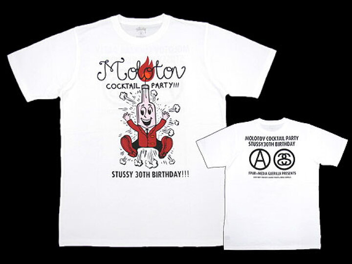 楽天市場】ステューシー STUSSY×Forty Percent 30th Anniversary T 