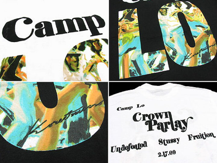 楽天市場】STUSSY(ステューシー)×UNDEFEATED×Fruition Camp Lo S/S Tee 