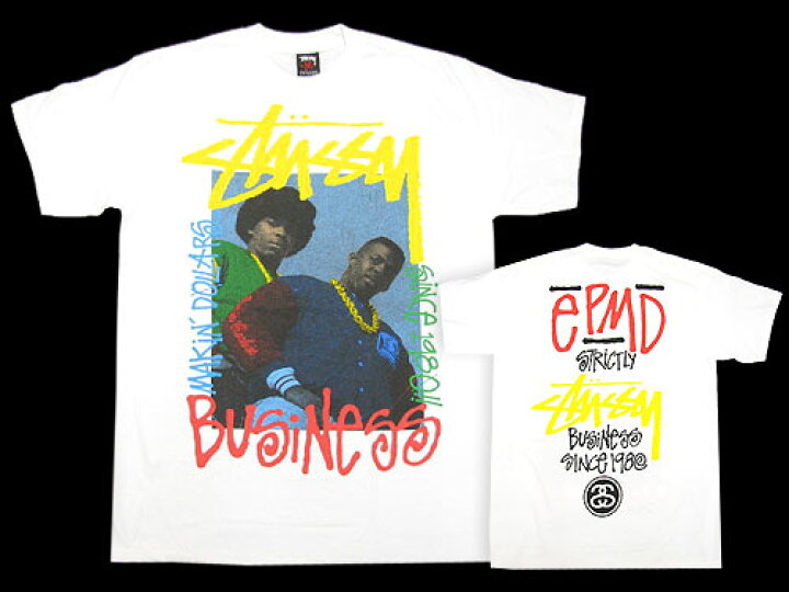 楽天市場】STUSSY(ステューシー)×EPMD Strictly Business S/S Tee 