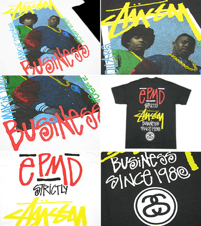 楽天市場】STUSSY(ステューシー)×EPMD Strictly Business S/S Tee 