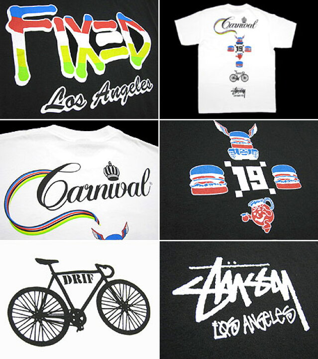 楽天市場】STUSSY(ステューシー)×FIXED LA×CARNIVAL×T19×DRIF S/S Tee 