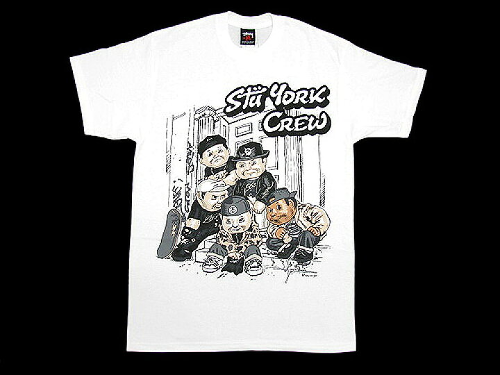 楽天市場】STUSSY(ステューシー)×POUND Stu York Crew S/S Tee コラボ 