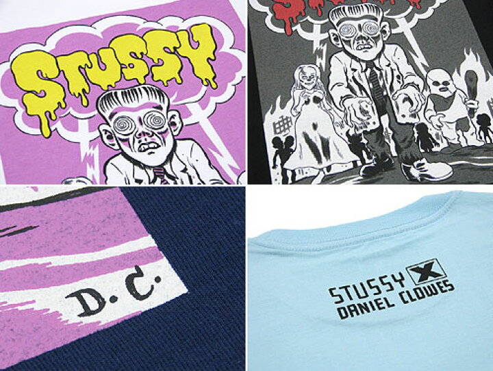 楽天市場】ステューシー STUSSY×DANIEL CLOWES DC Monster Tシャツ 