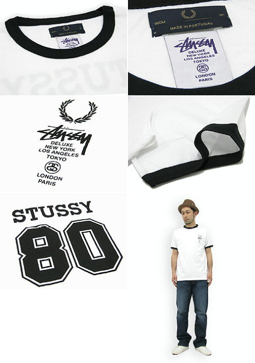 楽天市場】ステューシー STUSSY×FRED PERRY Stussy 80 カットソー 半袖 