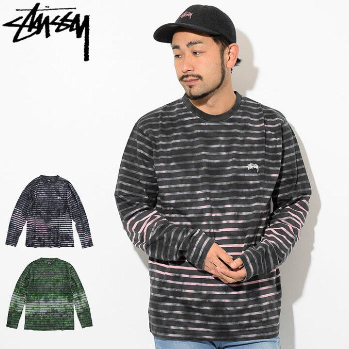 楽天市場】ステューシー STUSSY カットソー 長袖 メンズ Bleach Stripe 
