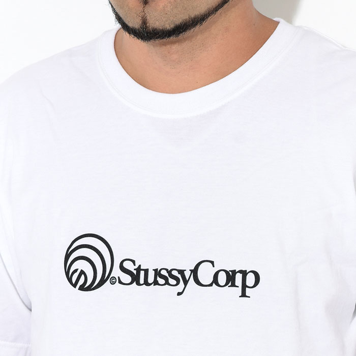 ステューシー STUSSY Tシャツ 半袖 メンズ Stussy Corp ( stussy tee ティーシャツ T-SHIRTS カットソー  トップス メンズ・男性用 1904549 USAモデル 正規 品 ストゥーシー スチューシー )[M便 1/1] ice field icefield  | 