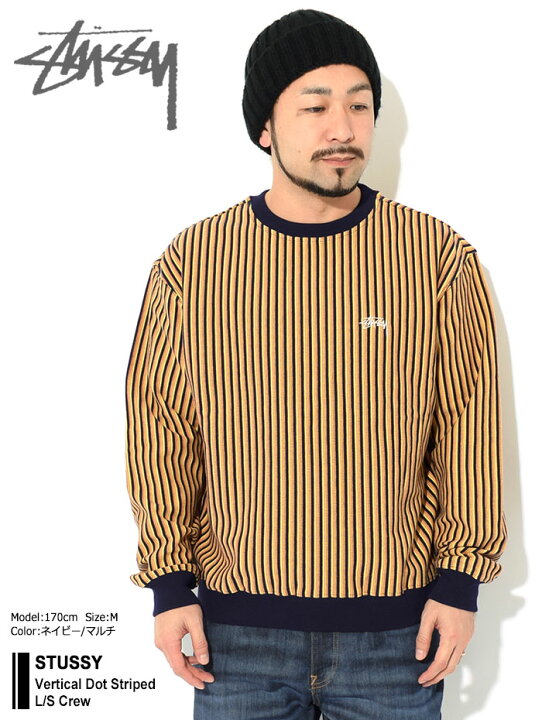 楽天市場】ステューシー STUSSY カットソー 長袖 メンズ Vertical Dot 