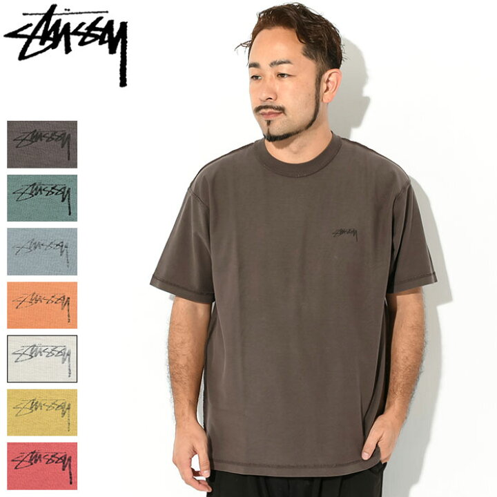 楽天市場】ステューシー STUSSY カットソー 半袖 メンズ Pigment Dyed  