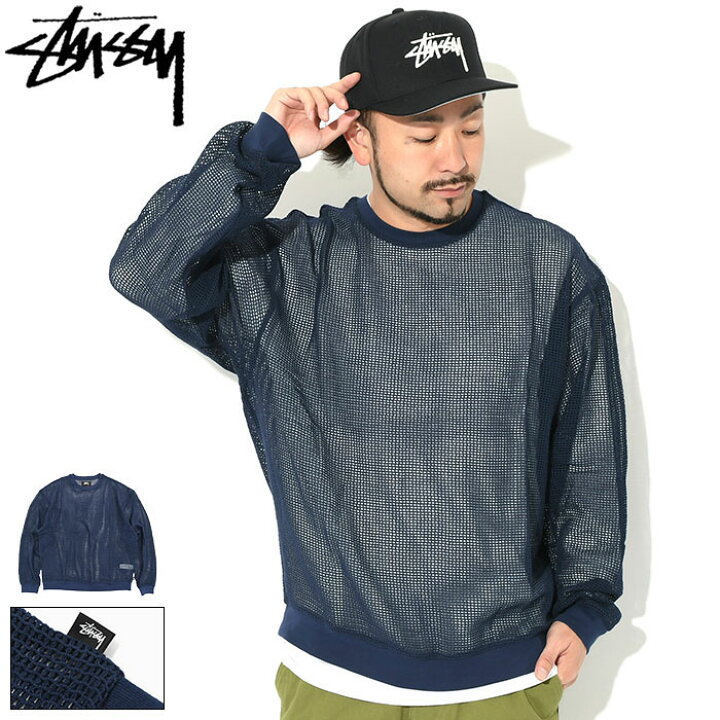 楽天市場】ステューシー STUSSY カットソー 長袖 メンズ Cotton Mesh 