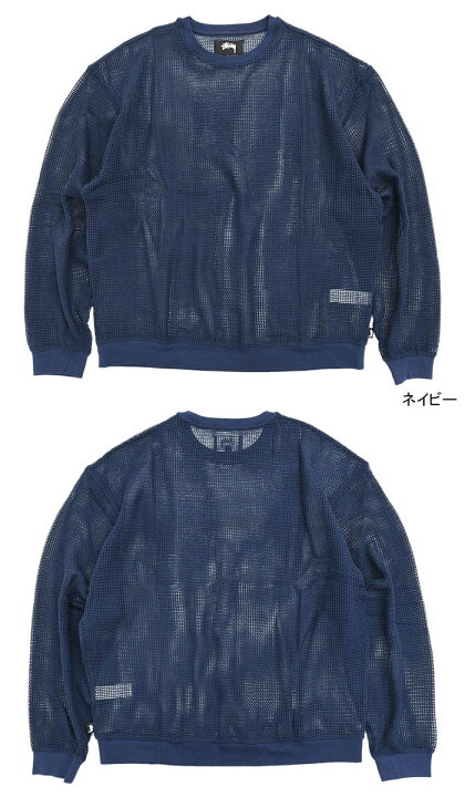 楽天市場】ステューシー STUSSY カットソー 長袖 メンズ Cotton Mesh 