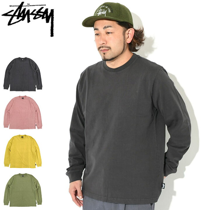 楽天市場】ステューシー STUSSY カットソー 長袖 メンズ Pigment Dyed 