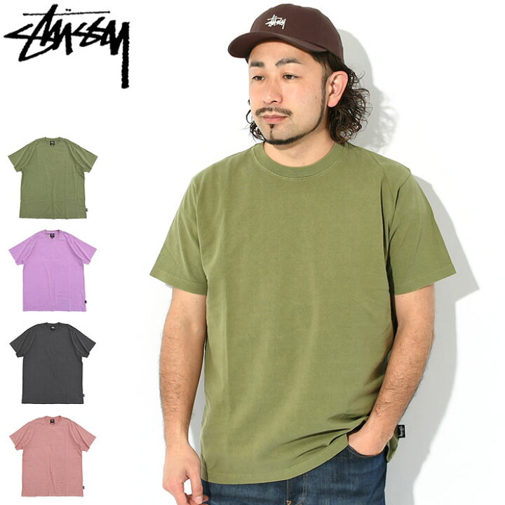 楽天市場】ステューシー STUSSY カットソー 半袖 メンズ Pigment Dyed  