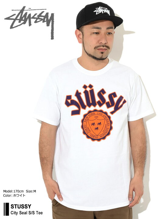 楽天市場 ステューシー Stussy Tシャツ 半袖 メンズ レディース City Seal Stussy Tee ティーシャツ T Shirts カットソー トップス メンズ 男性用 Usaモデル 正規 品 ストゥーシー スチューシー M便 1 1 Ice Field Icefield Ice Field アイスフィールド
