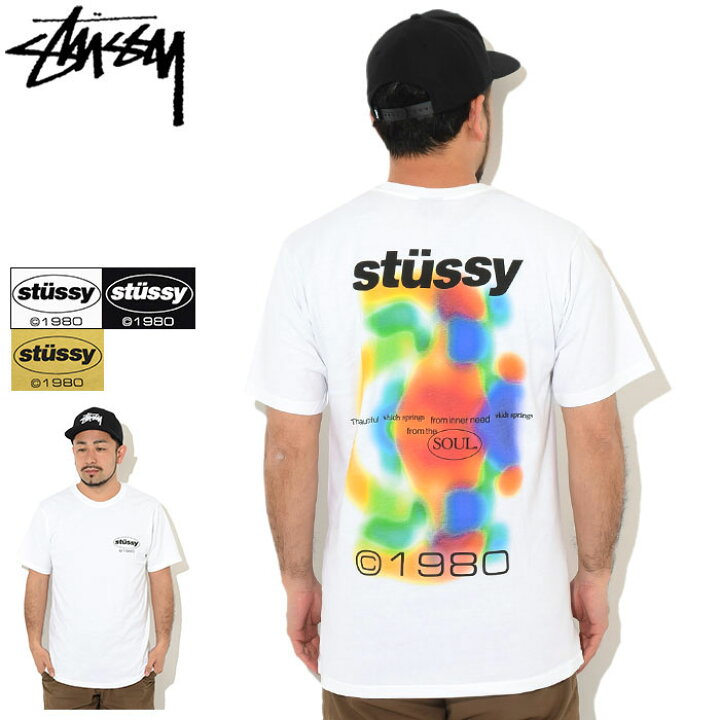 ステューシー STUSSY Tシャツ 半袖 メンズ レディース Soul stussy tee ティーシャツ T-SHIRTS カットソー トップス メンズ・男性用 1904669 USAモデル 正規 品 ストゥーシー スチューシー M便 1 1 ice field icefield ice field アイスフィールド
