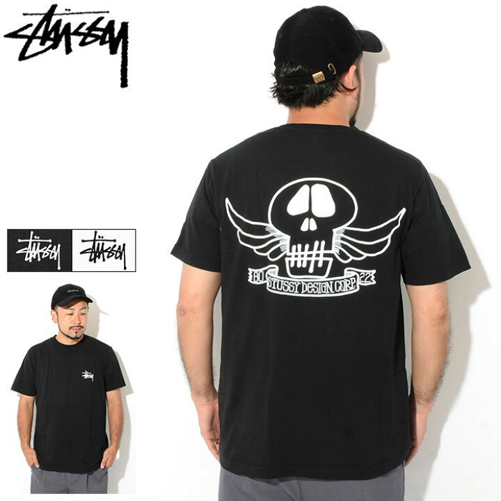 楽天市場】ステューシー STUSSY Tシャツ 半袖 メンズ Skull Wings 