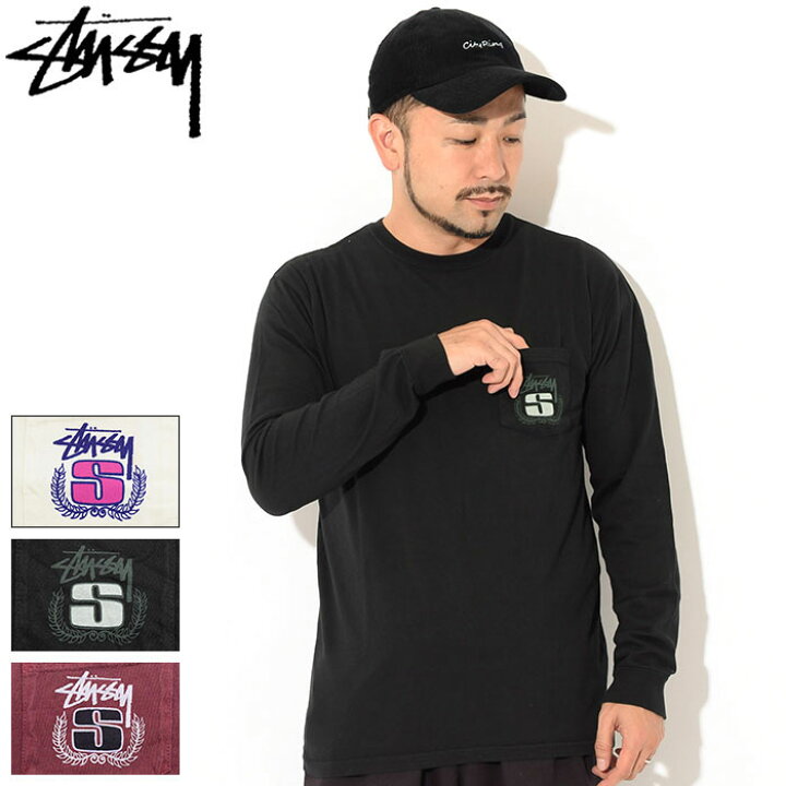 楽天市場】ステューシー STUSSY ロンT Tシャツ 長袖 メンズ S Wreath
