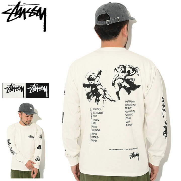 楽天市場】ステューシー STUSSY ロンT Tシャツ 長袖 メンズ Angels 