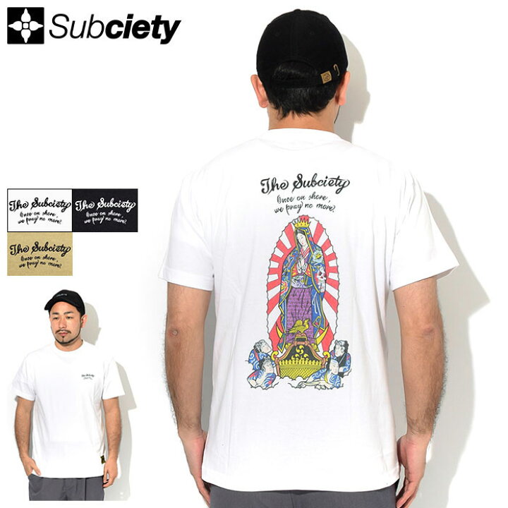 楽天市場】サブサエティ Subciety Tシャツ 半袖 メンズ マリア 