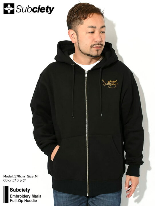 楽天市場】サブサエティ Subciety パーカー ジップアップ メンズ エン 
