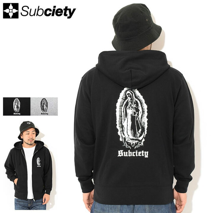 楽天市場】サブサエティ Subciety パーカー ジップアップ メンズ 